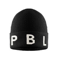 Womens knitted beanie black Bini