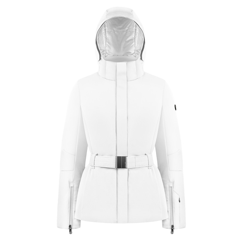 Womens ski jacket white Emily