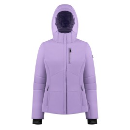 Womens stretch ski jacket lavender purple Emma
