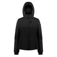 Womens stretch ski jacket black Emma
