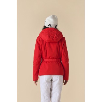 Womens ski jacket scarlet red Joana