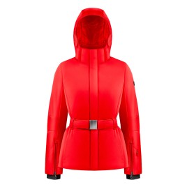 Womens ski jacket scarlet red Joana