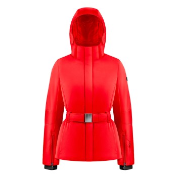 Womens ski jacket scarlet red Joana