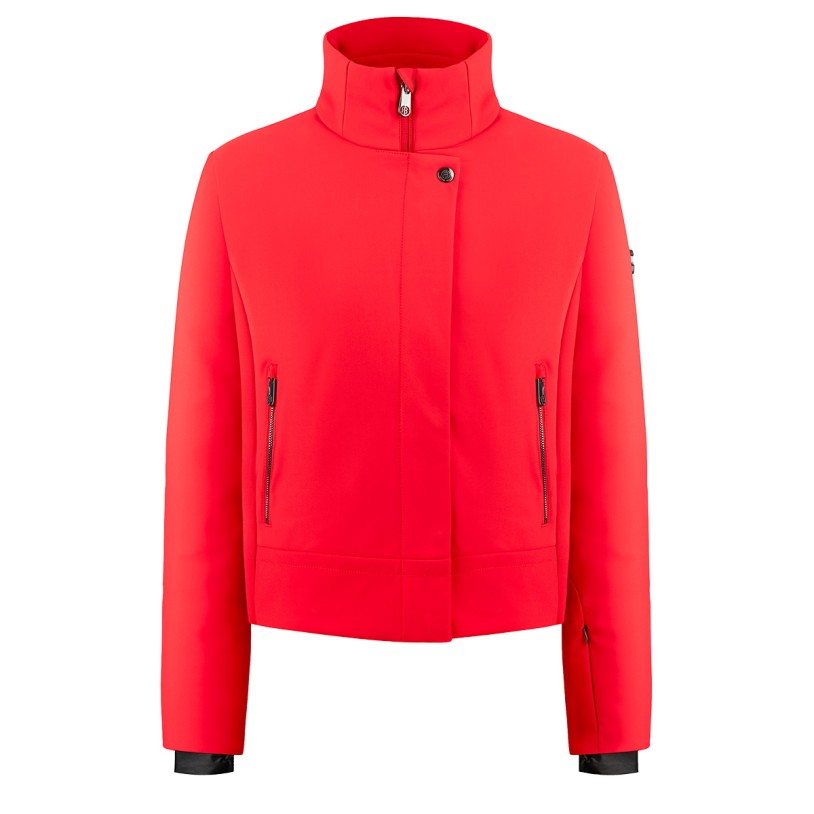 Womens softshell jacket scarlet red Gladys