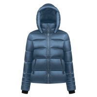 Womens synthetic down ski jacket twilight blue Celia