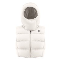 Womens down vest mineral grey Cindy