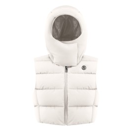 Womens down vest mineral grey Cindy