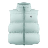 Womens synthetic down vest aloe blue Charlie