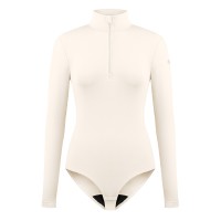 Womens base layer bodysuit natural white Mady