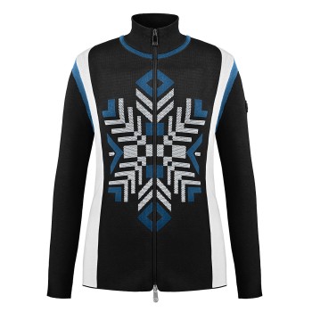 Womens knit jacket black Alice