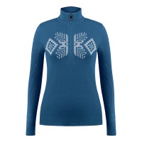 Womens knit jacket twilight blue Adele