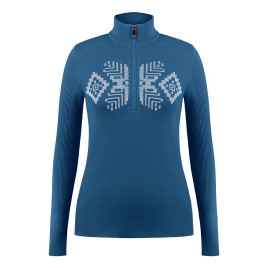 Womens knit jacket twilight blue Adele