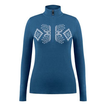 Womens knit jacket twilight blue Adele