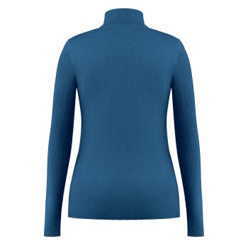 Womens knit jacket twilight blue Adele