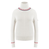 Womens knit pullover white Alba