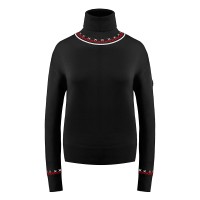 Womens knit pullover black Alba