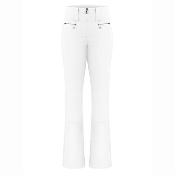 Womens stretch ski pants white