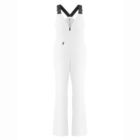 Womens stretch bib pants white