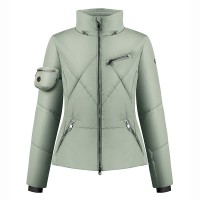 Womens ski jacket lichen green