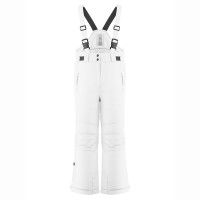 Girls ski pants white