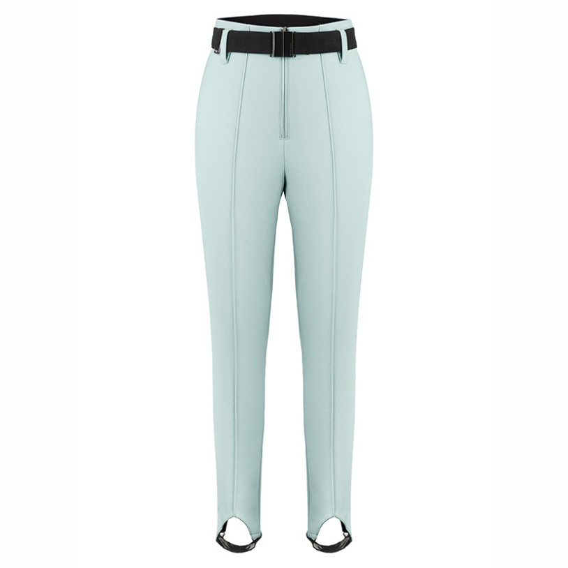 Womens softshell pants aloe blue