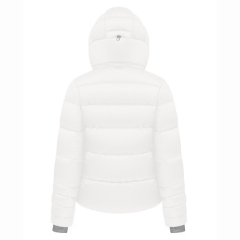 Womens synthetic down ski jacket white