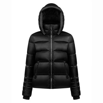 Womens synthetic down ski jacket black