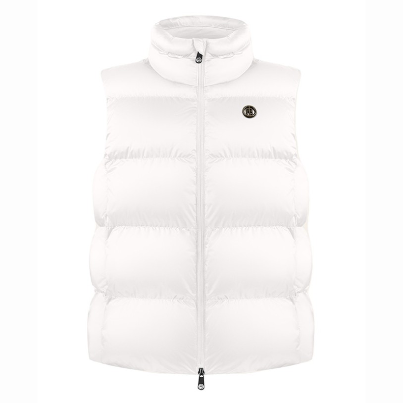 Womens synthetic down vest white