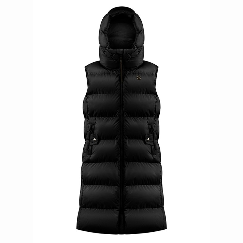 Womens synthetic down vest black