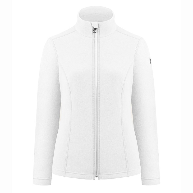 Womens micro fleece white