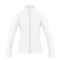 Girls micro fleece jacket white