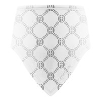 Womens neck warmer monogram white