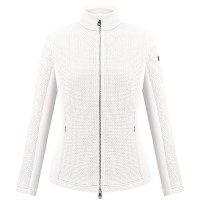 Womens stretch fleece jacket white