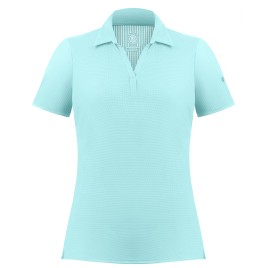 Womens polo shirt sky blue
