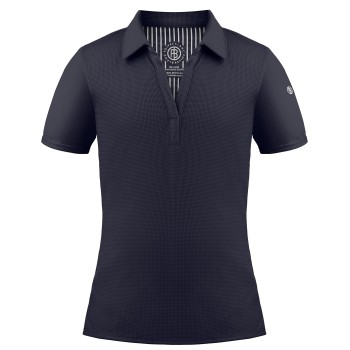 Womens polo shirt oxford blue