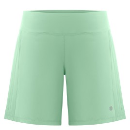 Womens stretch shorts almond green