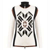 Womens knit jacket white