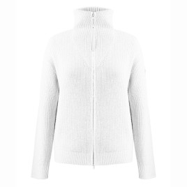 Womens knit jacket white