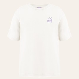Womens cotton t-shirt beach white