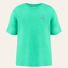 Womens cotton t-shirt beach mint