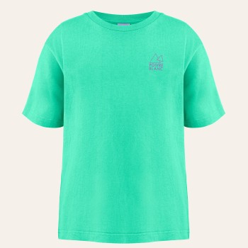 Womens cotton t-shirt beach mint