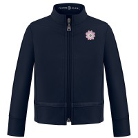 Girls stretch jacket oxford blue