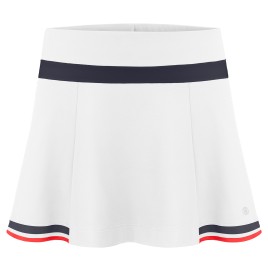 Womens tennis skort white/oxford blue