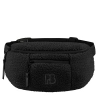 Sherpa fleece large bag black