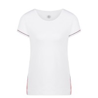 Womens t-shirt white/jam purple