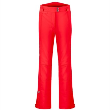 Womens stretch ski pants scarlet red