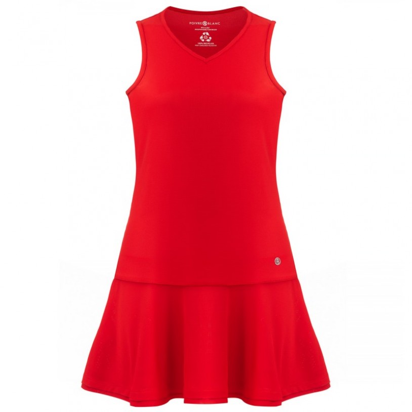Womens eco light cherry red dress