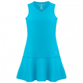 Womens eco light creamy blue dress