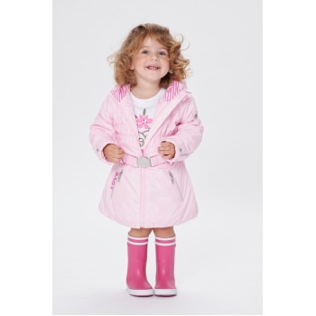 Girls padded coat angel pink