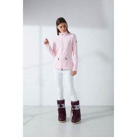 Womens micro fleece jacket angel pink